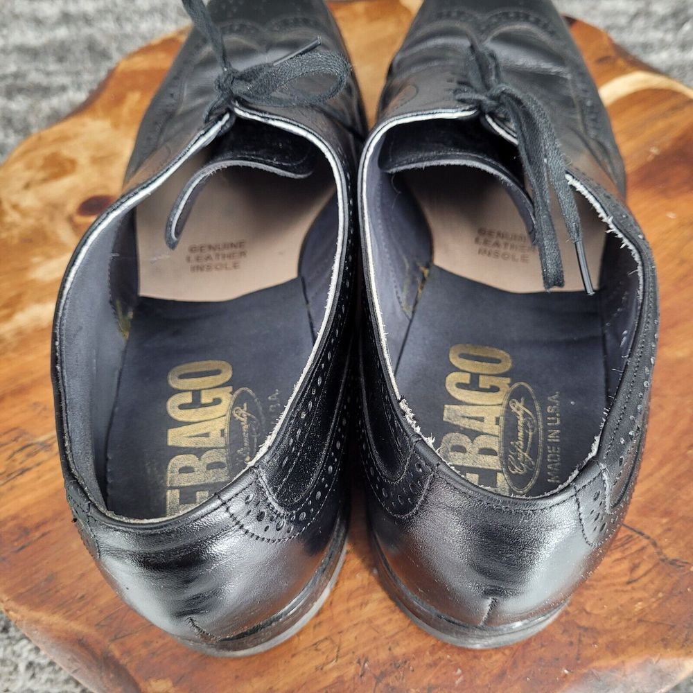 Sebago Vintage Roamers Dover Oxford Black Leather Dress Shoes w/Box Mens Size 11 - Picture 11 of 12